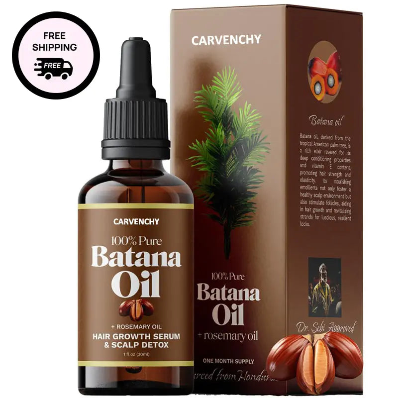 Organic Batana & Rosemary Oil for Hair Growth – Nourish Scalp, Reduce Hair Loss, and Strengthen Hair (30ml)